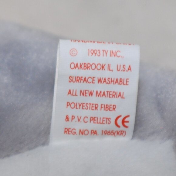 RETIRED Flash Dolphin Ty Beanie Baby 1993 Original 4th/4th gen tags - Picture 5 of 10